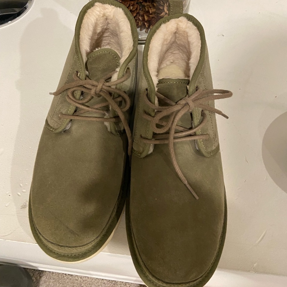 Green Uggs shoes